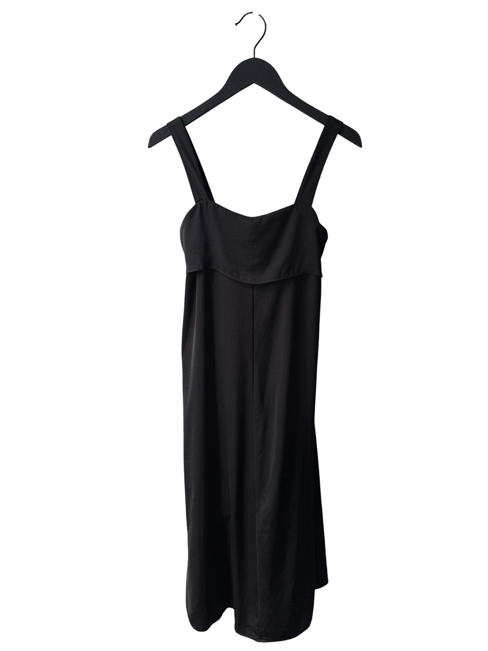 Banana Republic Black Midi Dress with Wide Straps